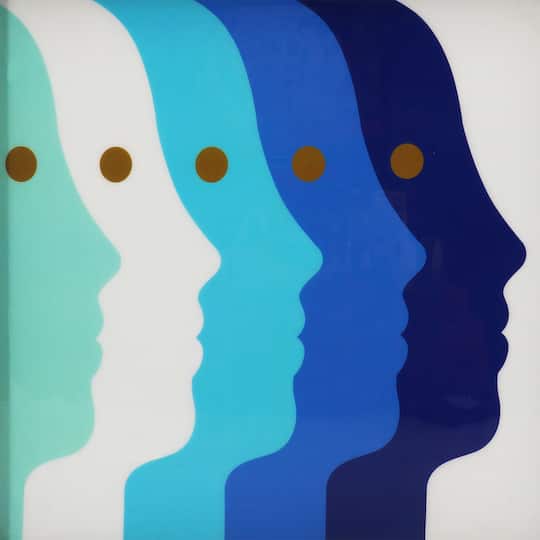 Jonathan Adler x Michaels 8" Faces Metal Tabletop Tray